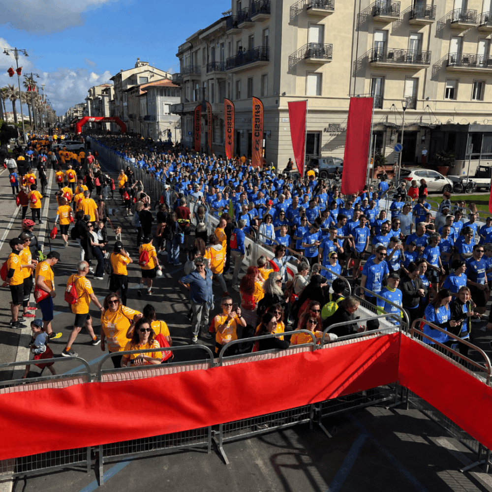 Transenne per la sicurezza e gestione del pubblico durante un evento sportivo noleggiate da Marazzi